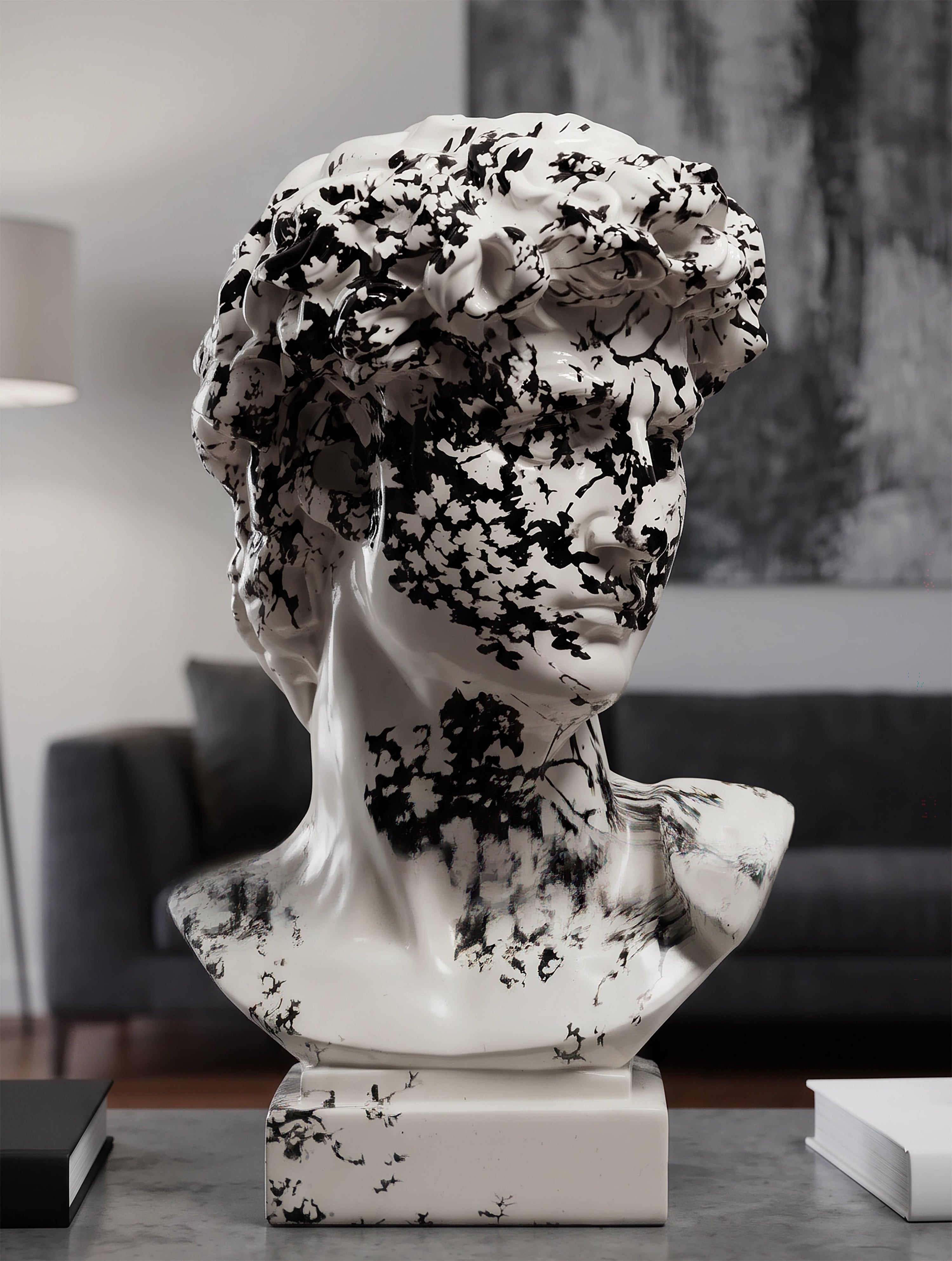 Skulptur Okinawa Testa Antica Büste Dekofigur 30 cm