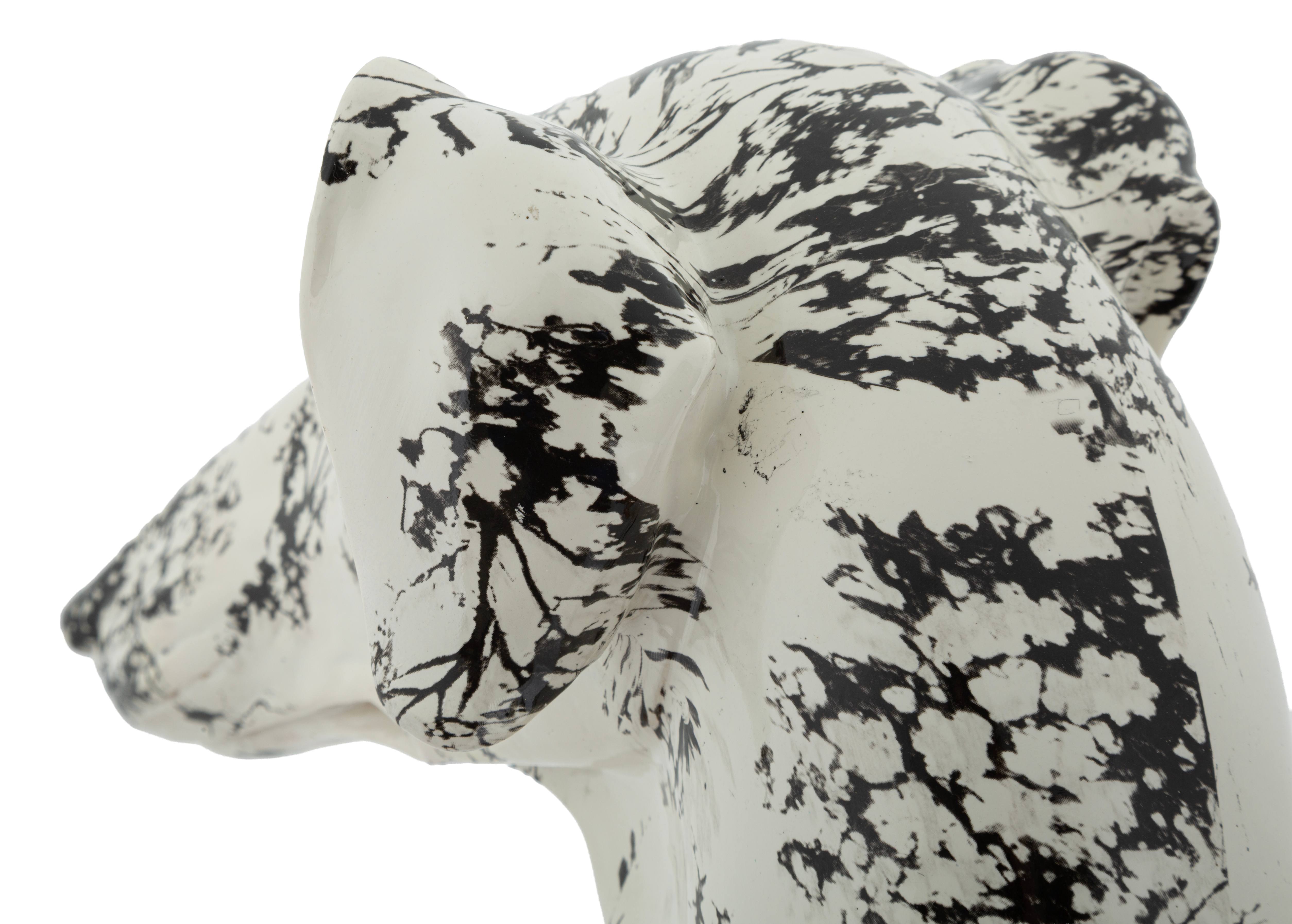 Skulptur Okinawa Canis Dekofigur Hund modern 78 cm