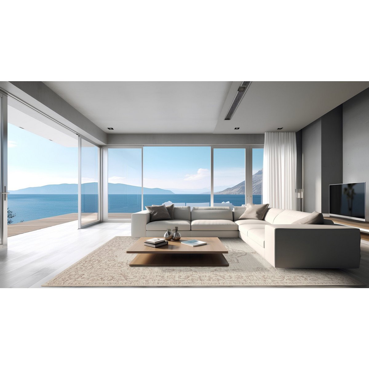 Zufällige Außen -Innenarchitektur -Teppiche Alhambra Spots