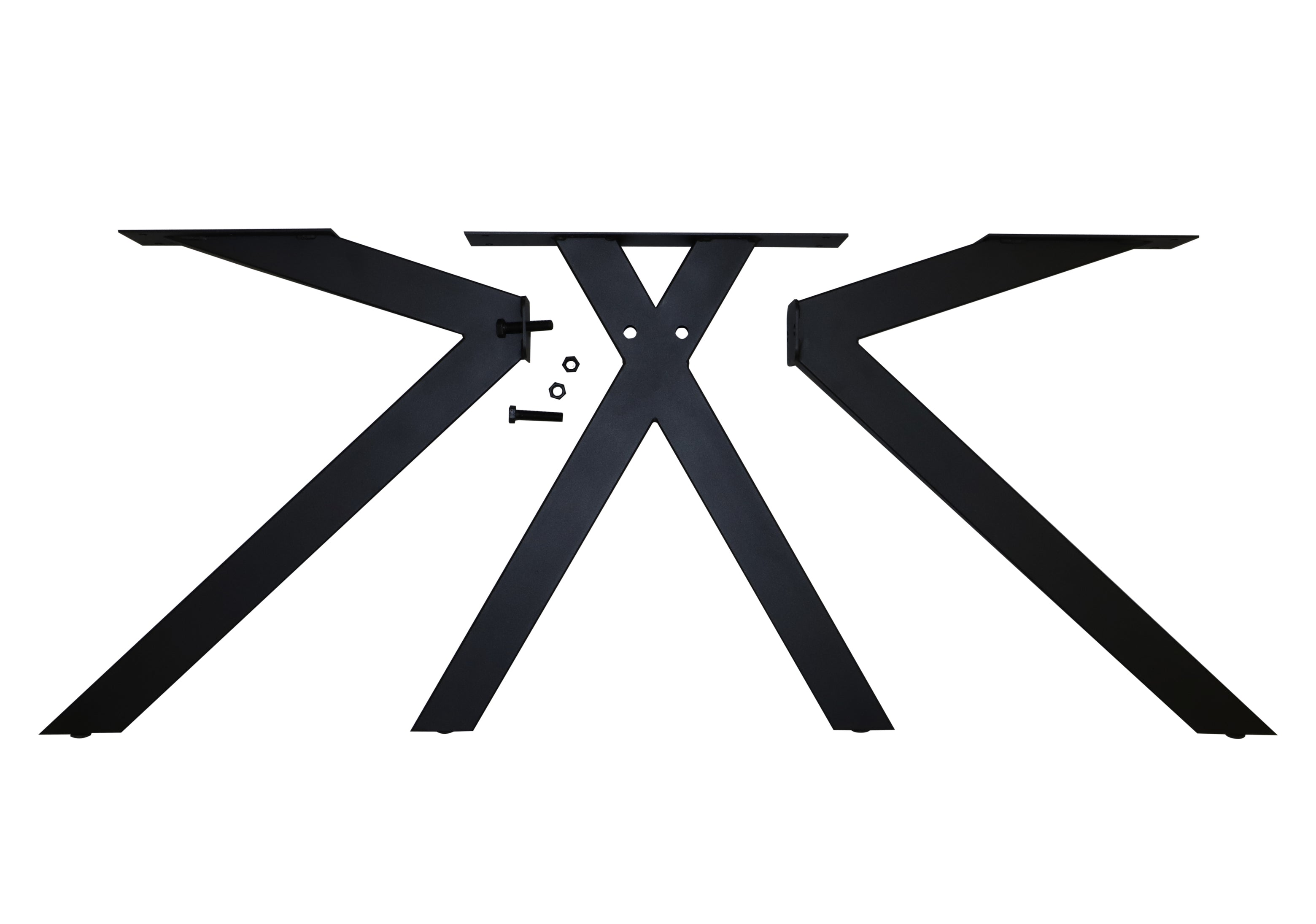 Esstisch Anton mit Schweizer Kante Spider Gestell Eiche wildeiche massiv