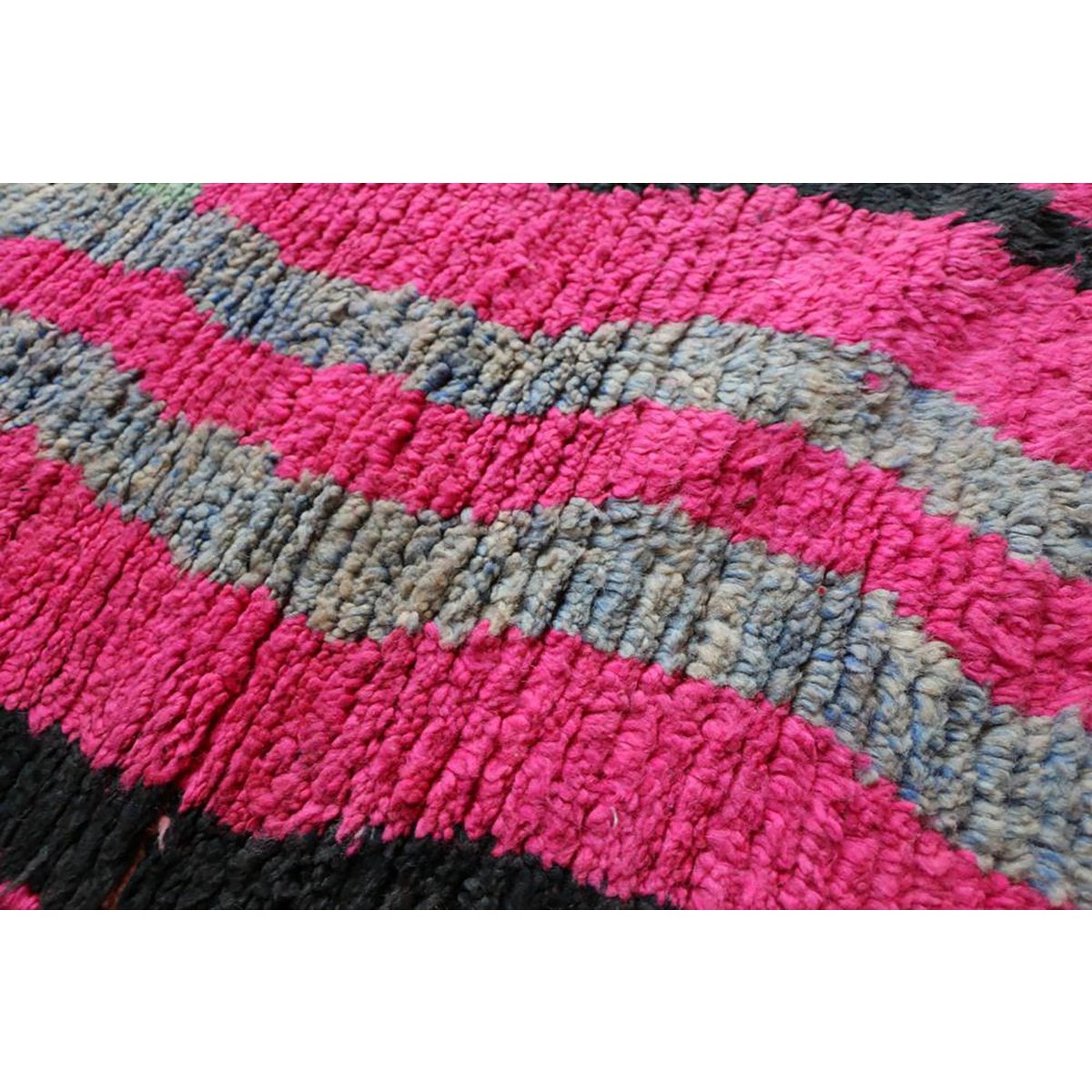 Marokkaner Berberkorridor Teppich reines Woll 72 x 350 cm