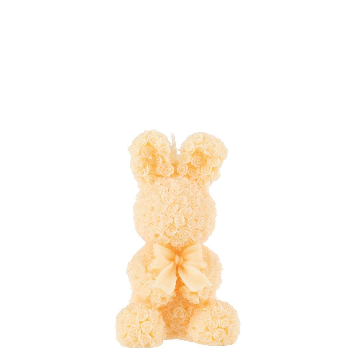 J-Line Kerze Rabbit – hellgelb – mittel – 15U