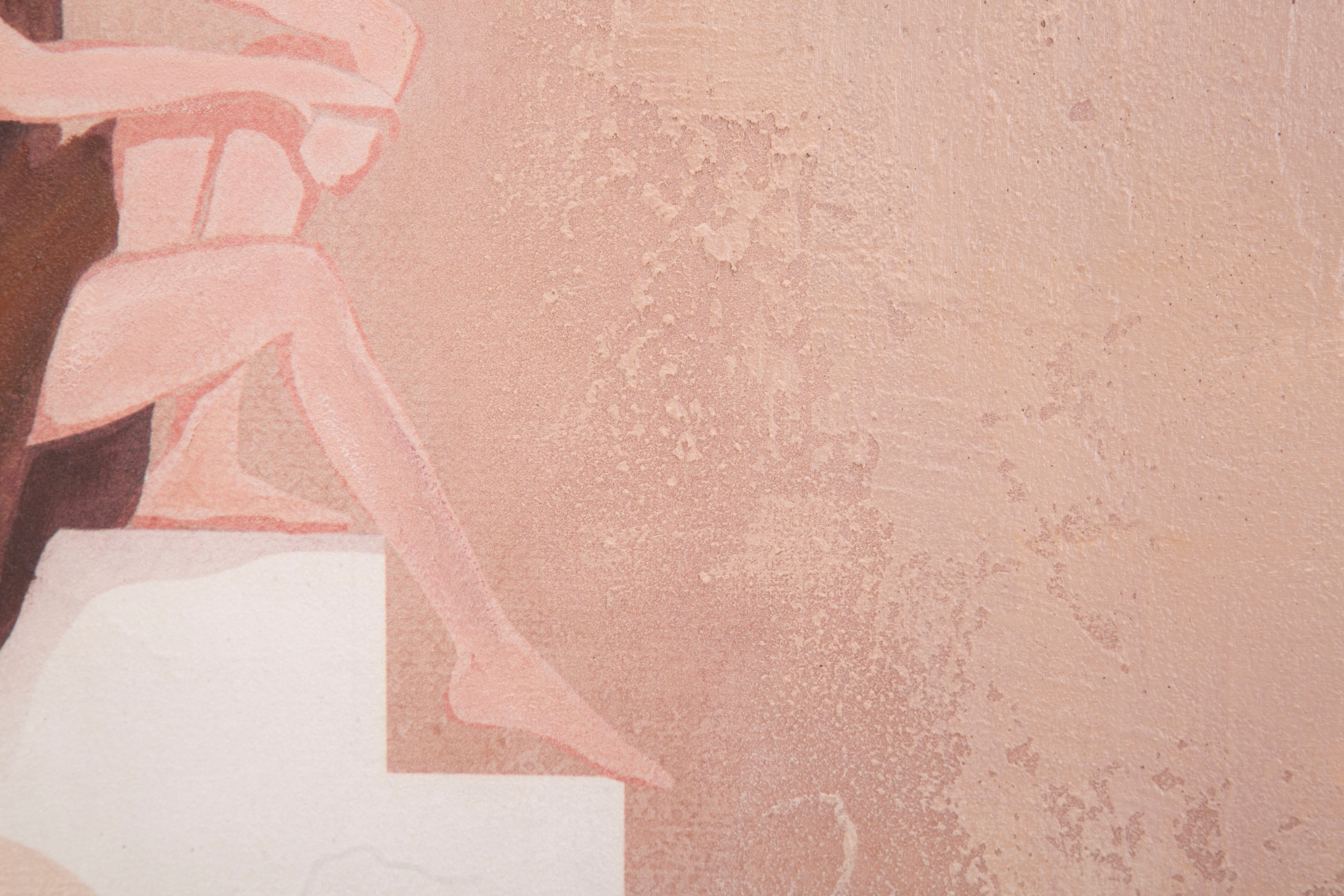 Wandbild Frauen Boho Stil 100x80 cm Leinwand Mediterran Modern