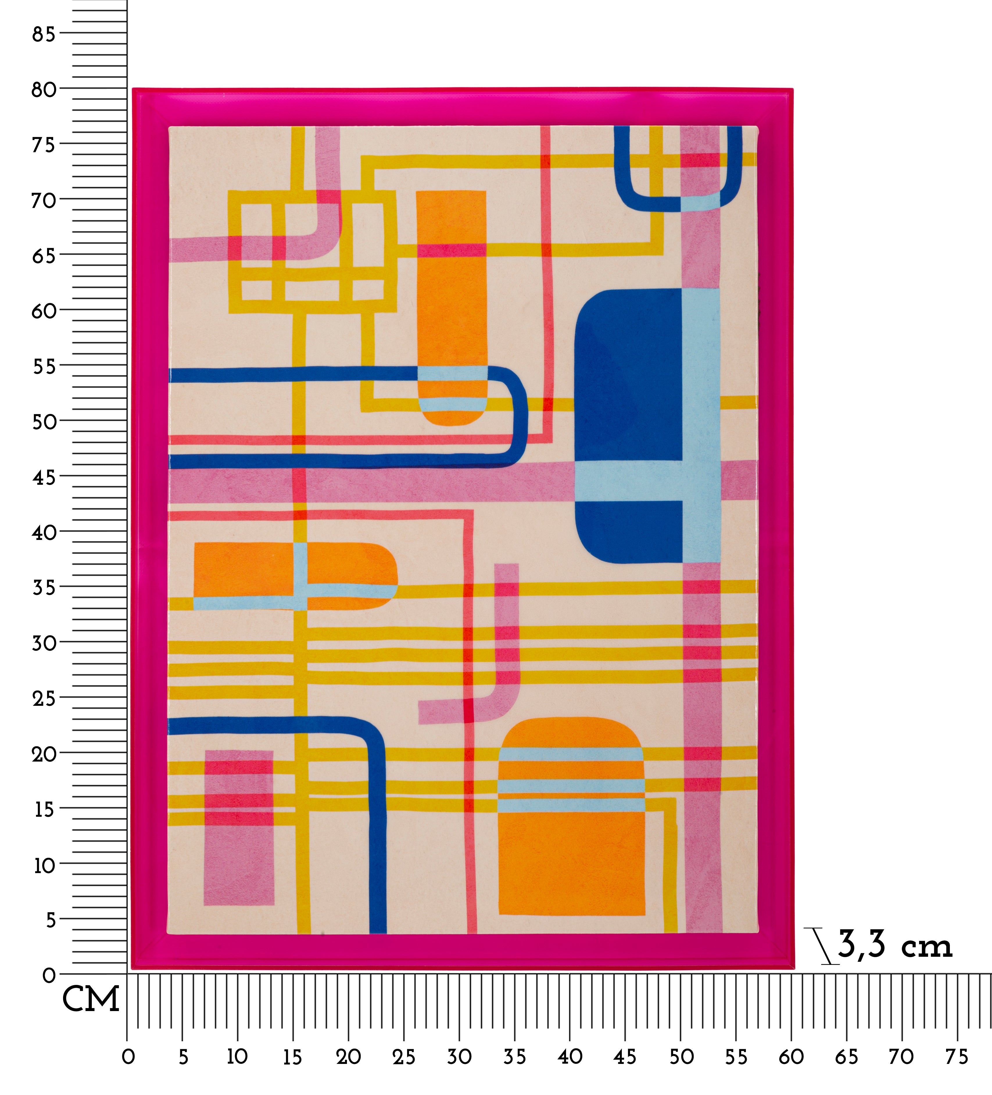 Wandbild ColorLine 60x80 Modernes Acrylbild mit Rahmen