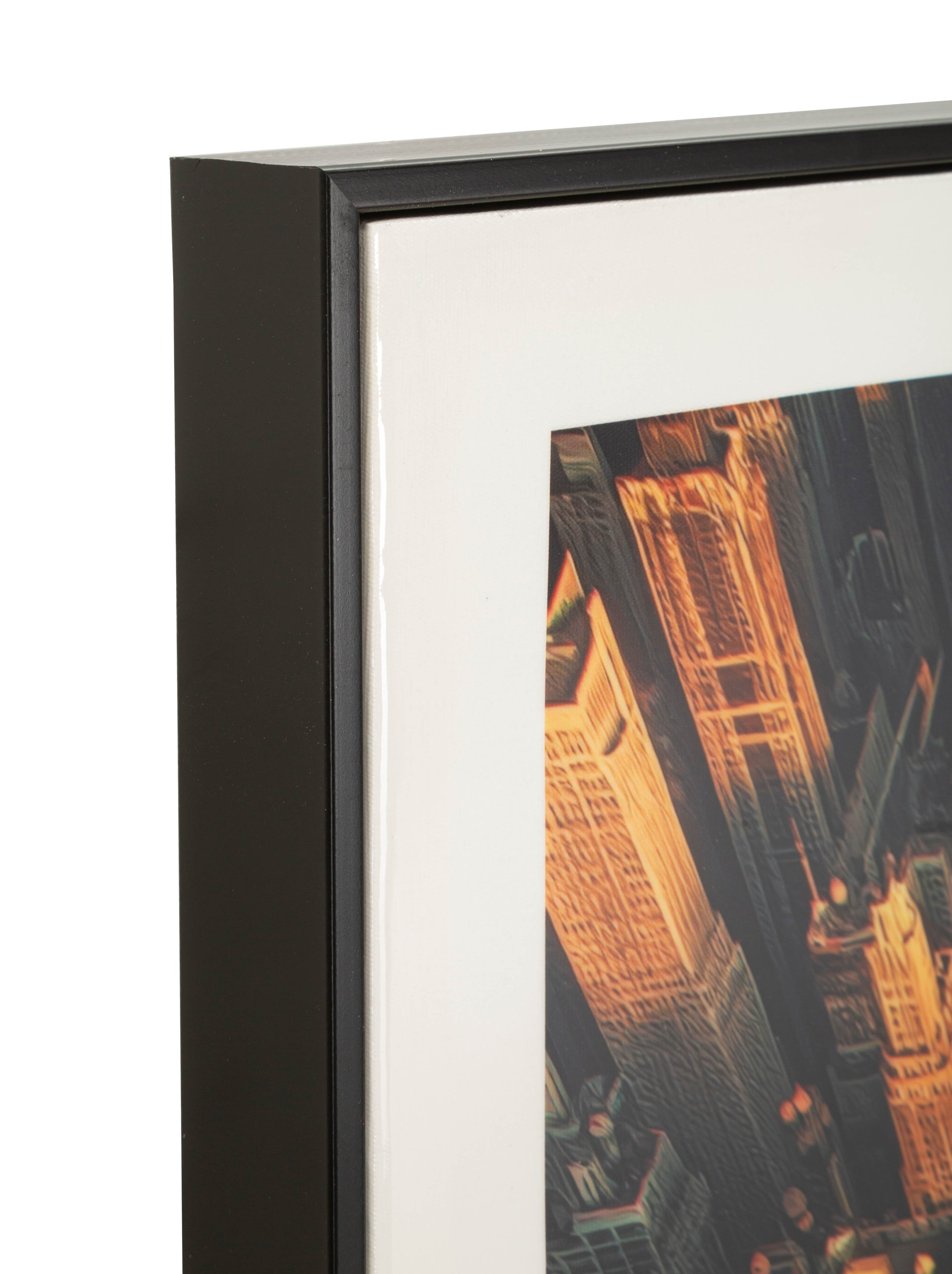 Wandbild Midtown Glow Skyline New York Modern 102x72cm