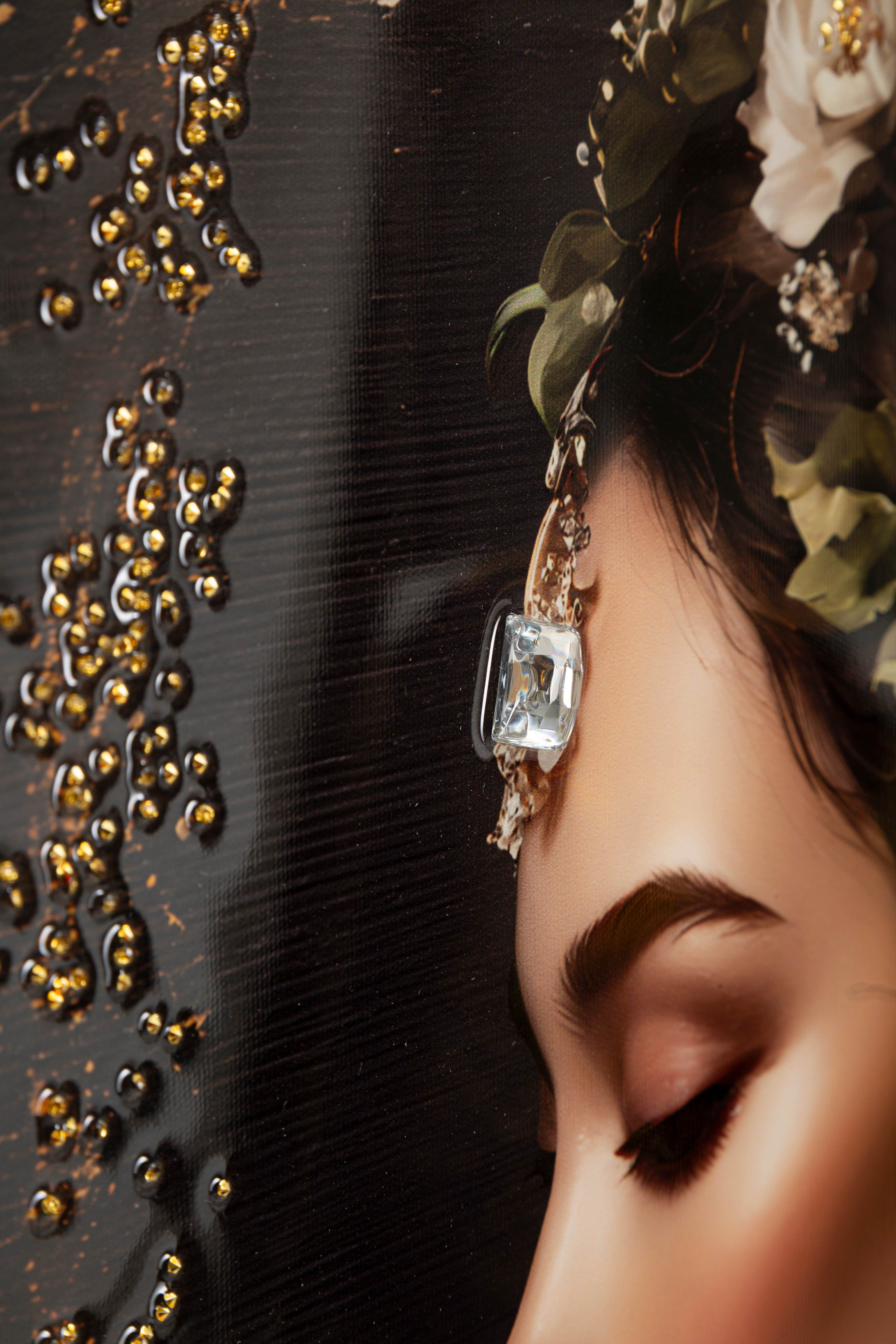 Wandbild Selena Persian Bloom Glamour Frau 92x62cm