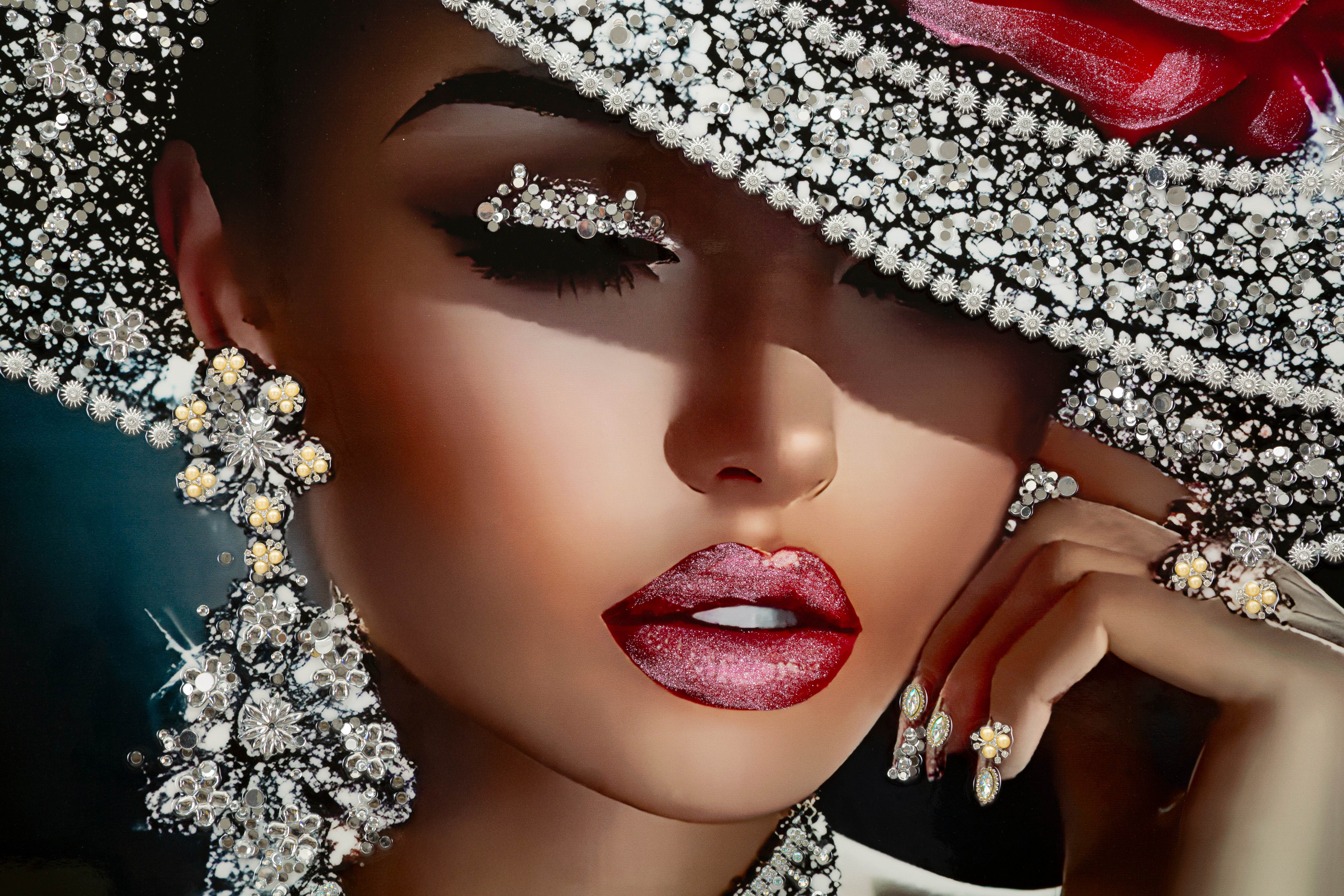 Wandbild Orléans Belle Éclat Glamour Frau 102x152cm