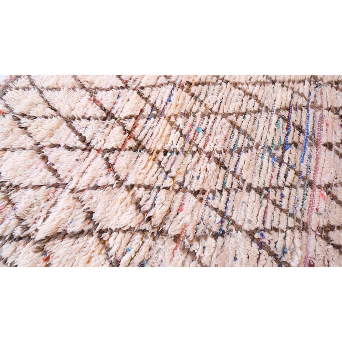 Marokkaner Berber Teppich reines Woll 103 x 230 cm