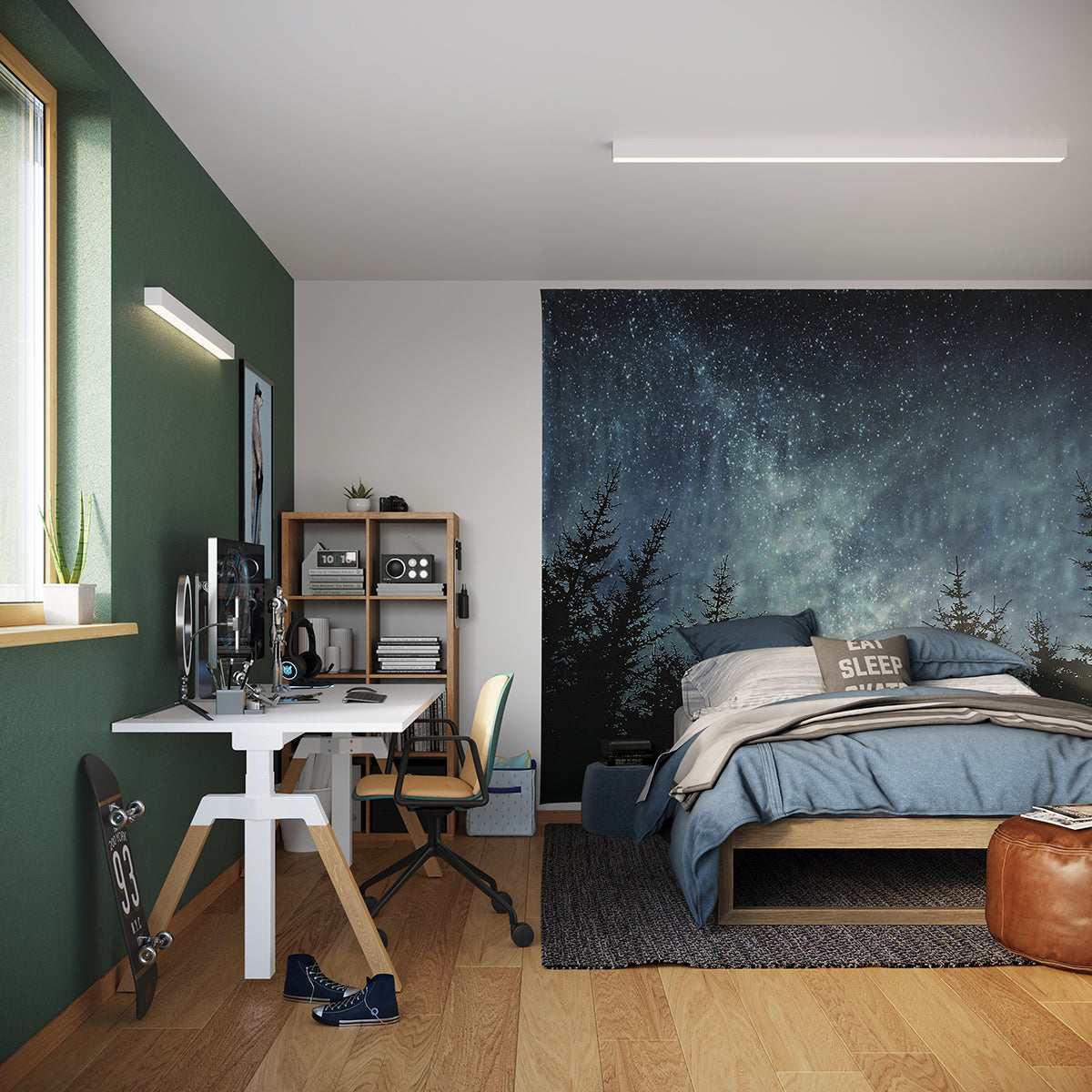 Deckenleuchte PINNE 67 Weiß neutralweiß Zeitlose Eleganz mit effizienter LED-Technologie