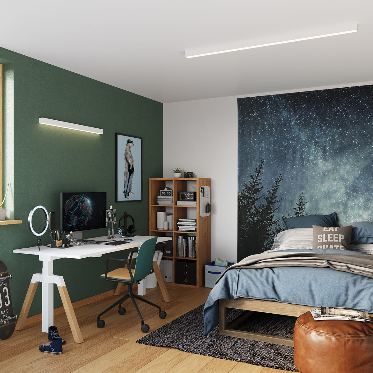 Deckenleuchte PINNE 67 Weiß neutralweiß Zeitlose Eleganz mit effizienter LED-Technologie