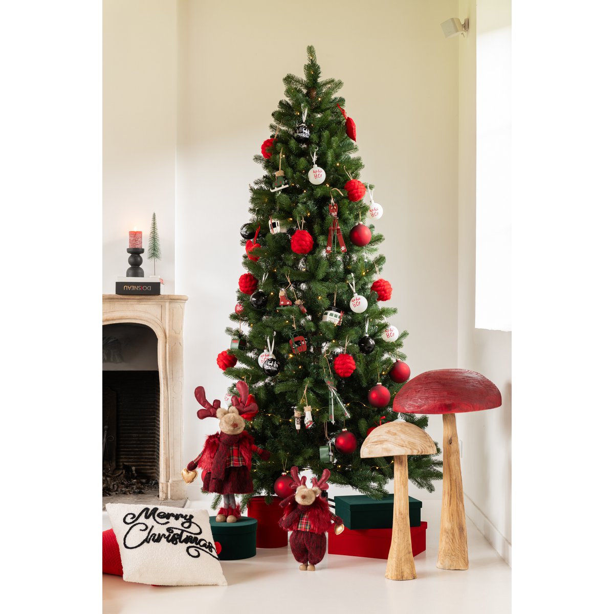 Weihnachtsbaum LED Extra Dicht Kunststoff Grün 225cm Real Optik
