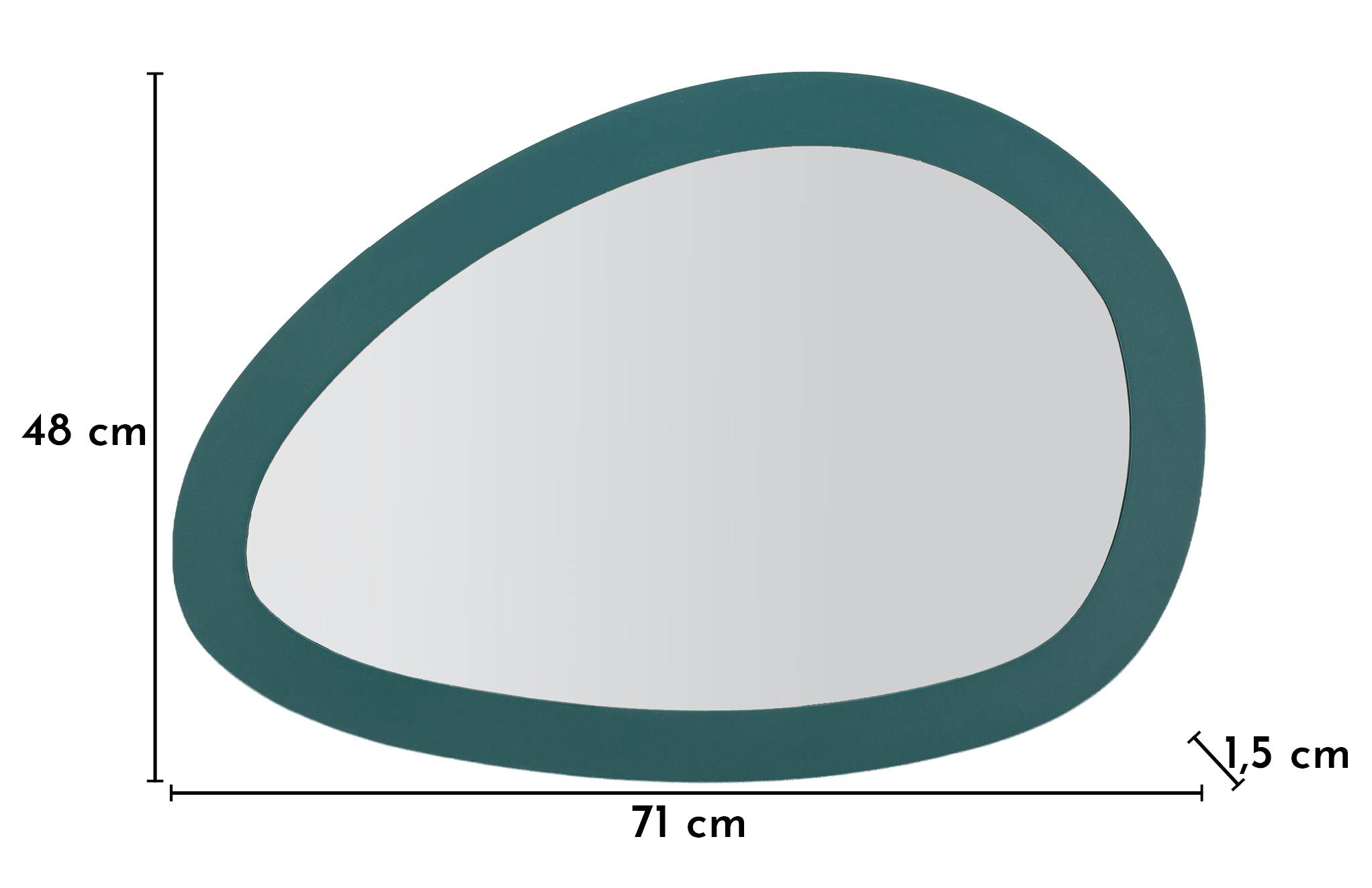 Wandspiegel Saturno Ottanio modern Metall Spiegel