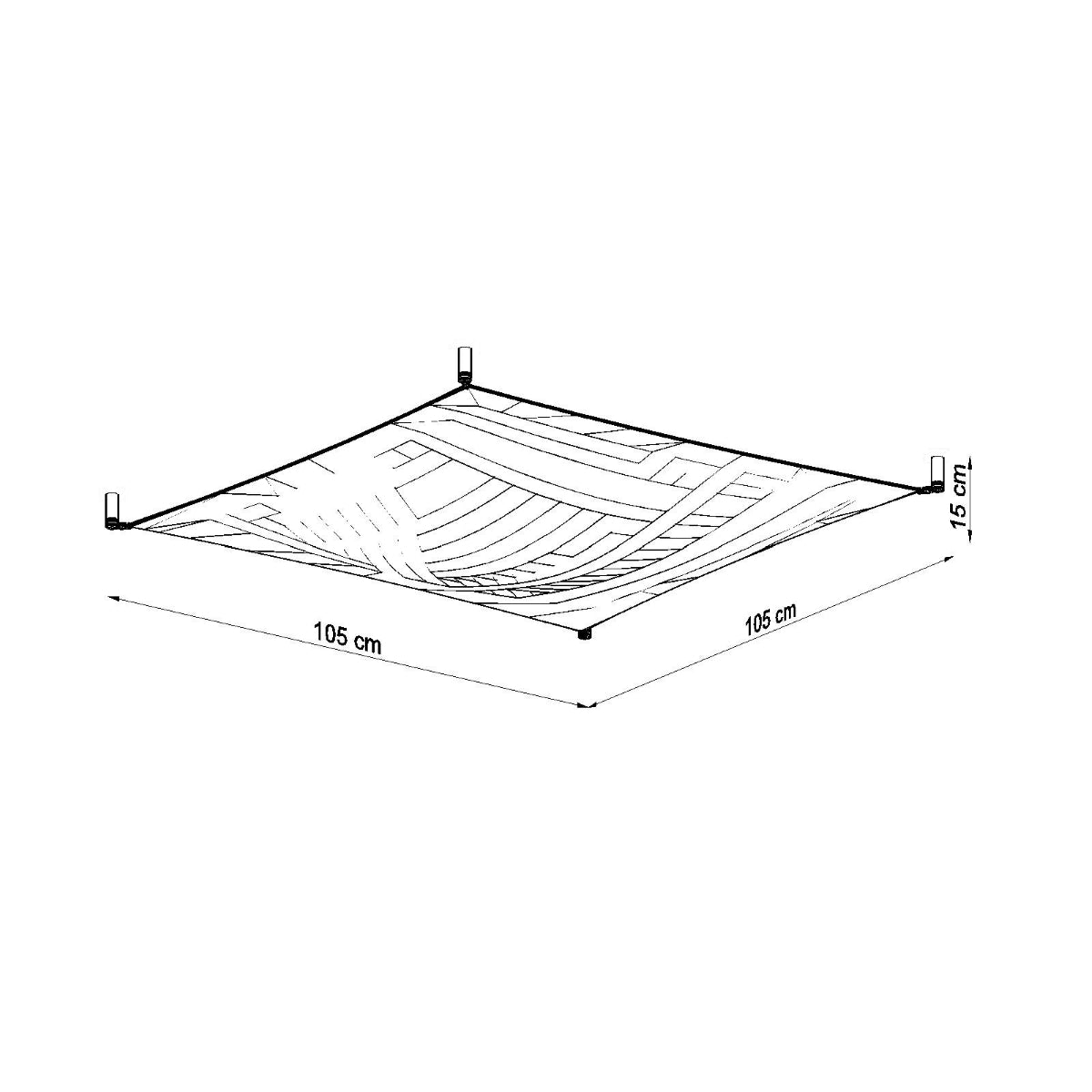 Deckenleuchte LUNA 2 weiß