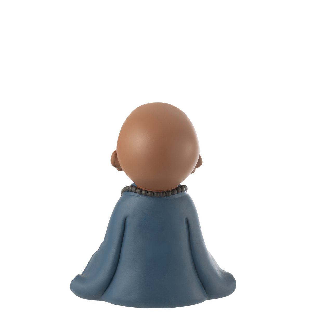 Mönch Zen Figur – Meditative Polyresin Skulptur in Blau