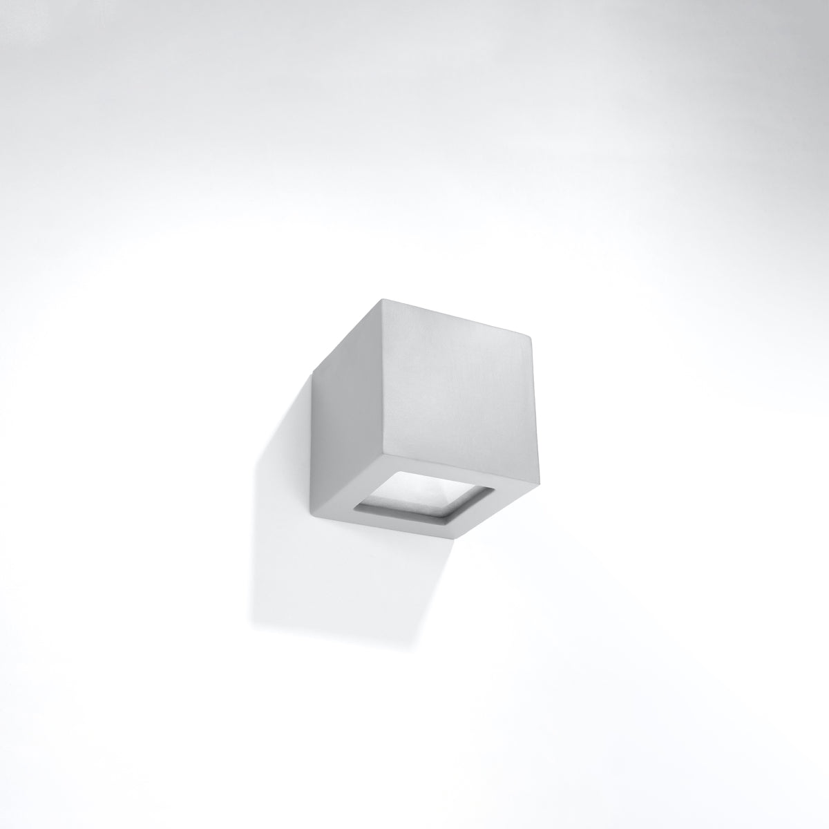 Wall light ceramic LEO gray