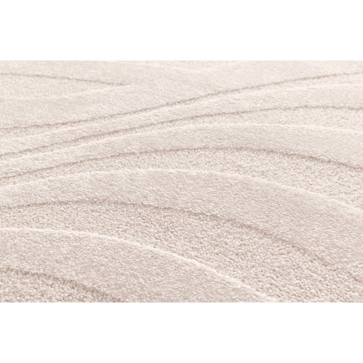 Teppich mit weicher und komfortabler Reliefwirkung Welle