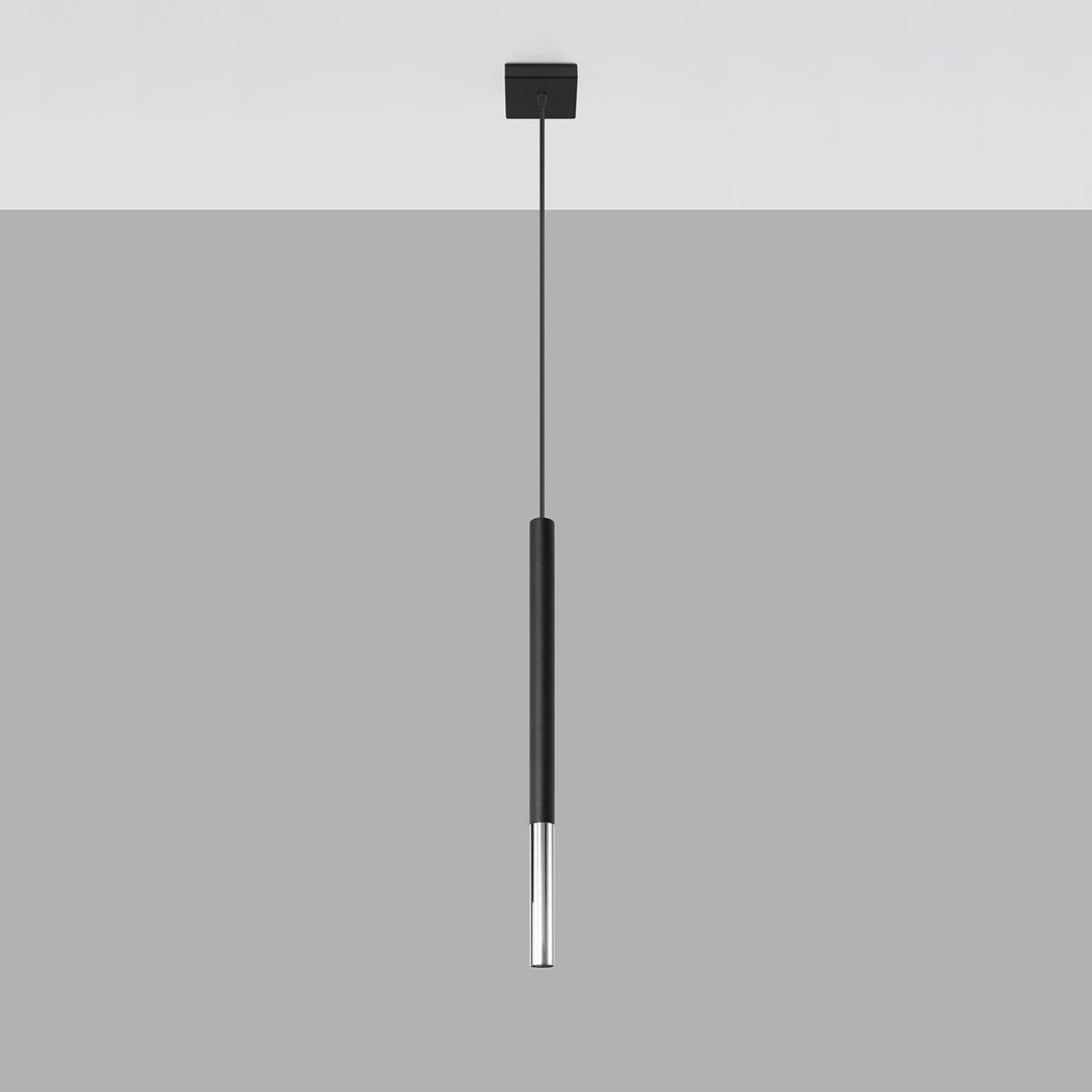 MOZAICA 1 hanging light black/chrome