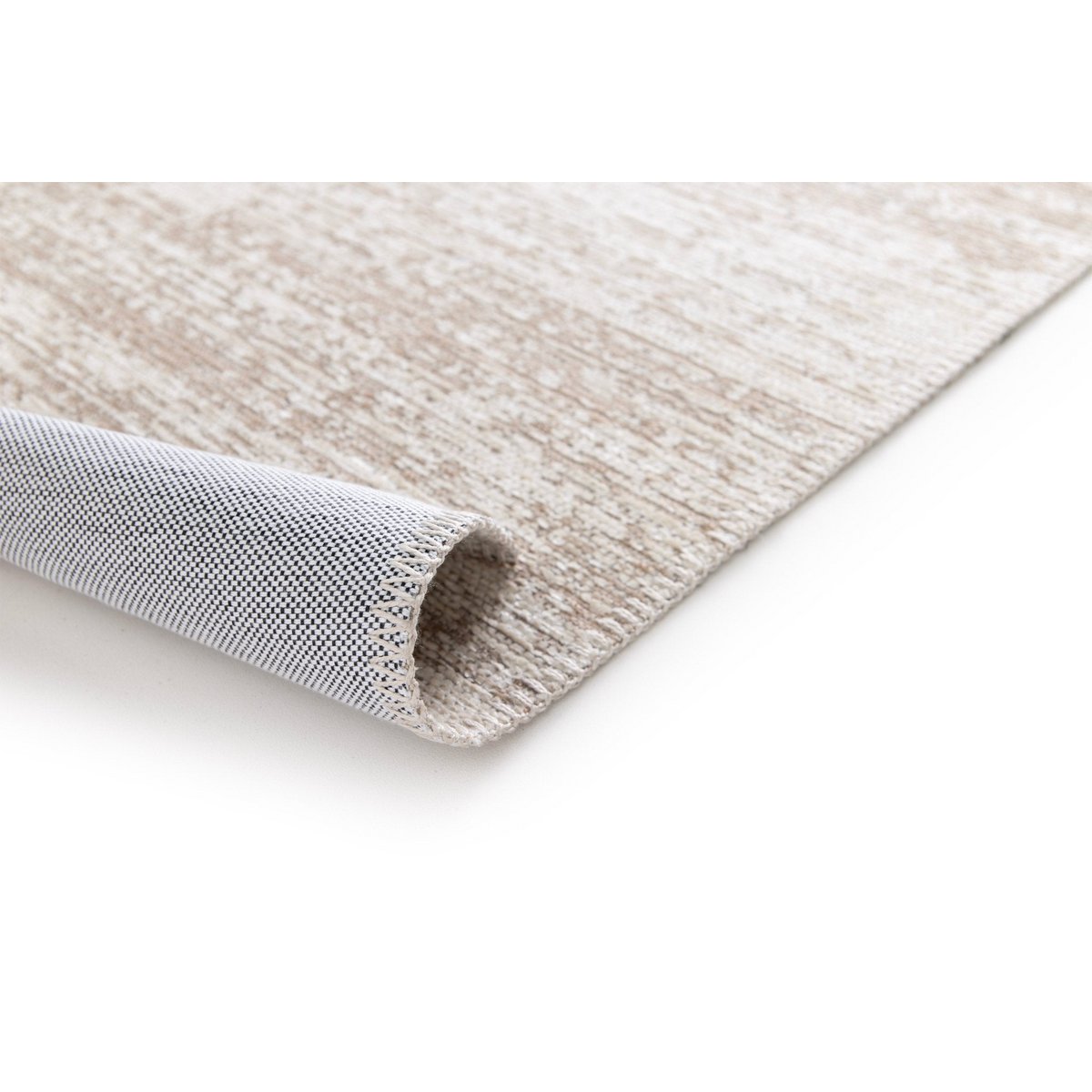 Hute Jute und recyceltes Polyester -Innenteppich natürlicher Stil verschwommen