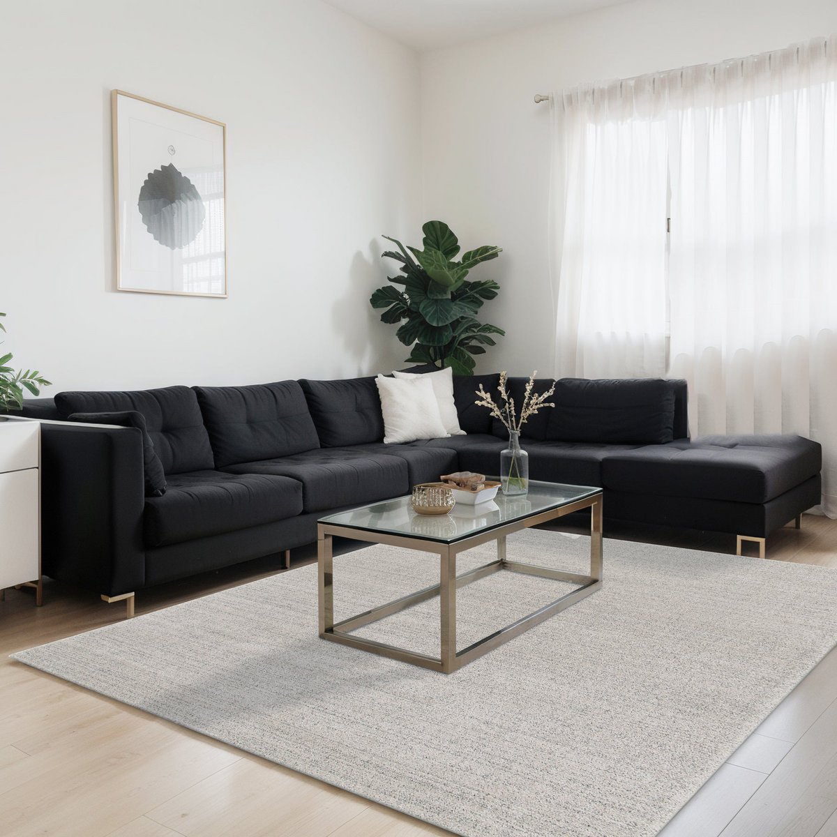 Süßer Innenteppich in recyceltem Polyester modernem Design Vail