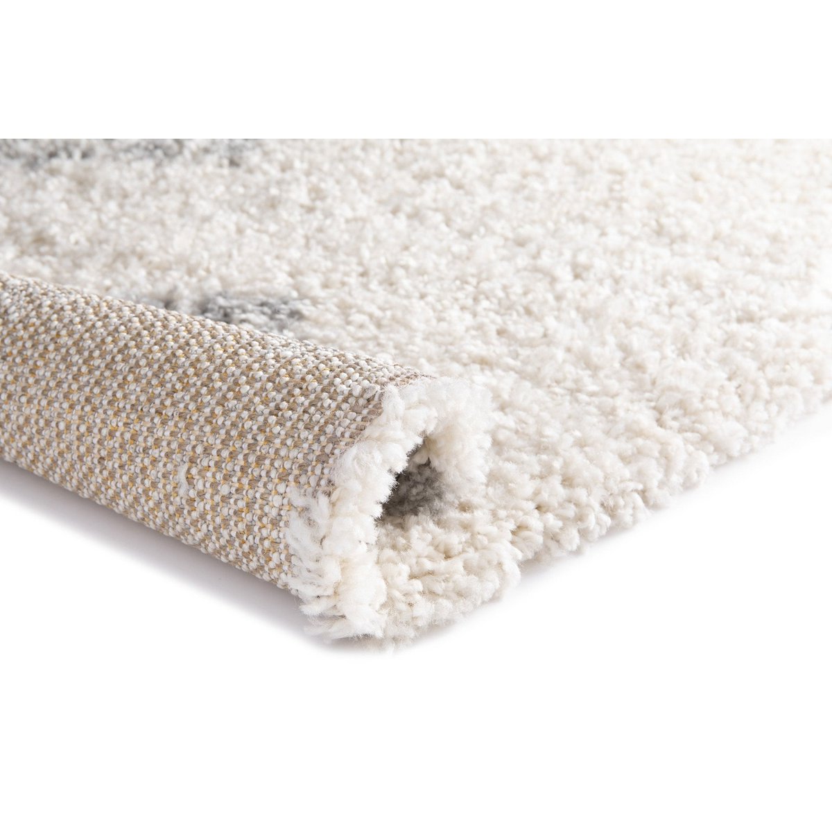 Weicher und weicher zotteliger Teppich mit langen Haaren Tessera