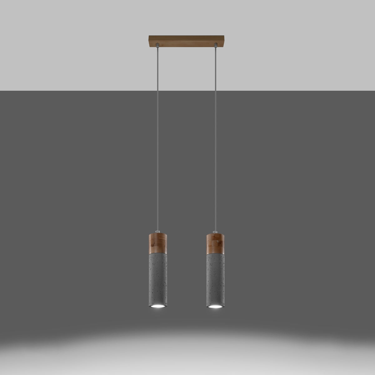 ZANE 2 hanging light grey