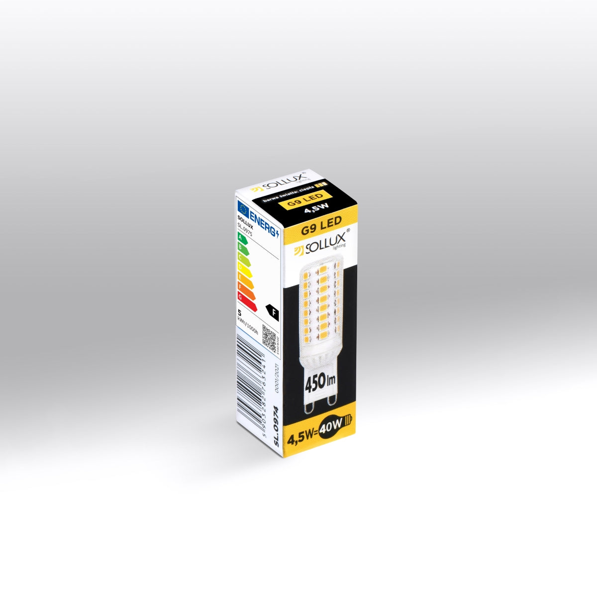 LED bulb G9 3000K 4.5W 450lm