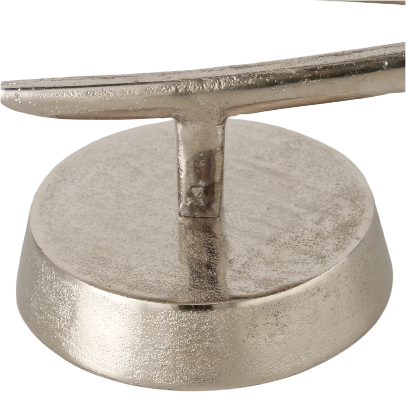 Dekoaufsteller Silverpine Weihnachtsbaum Metall Silber Modern Höhe 40cm