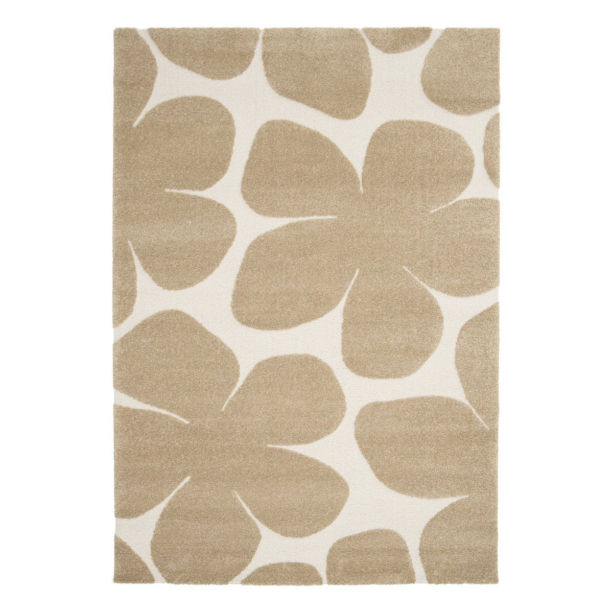 Weicher Teppich mit 3D -Erleichterung Blüte Relief