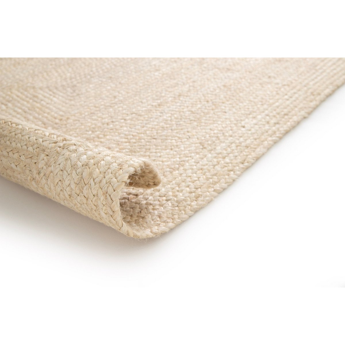 Indira handgefertigter geflochtener Jute -Teppich