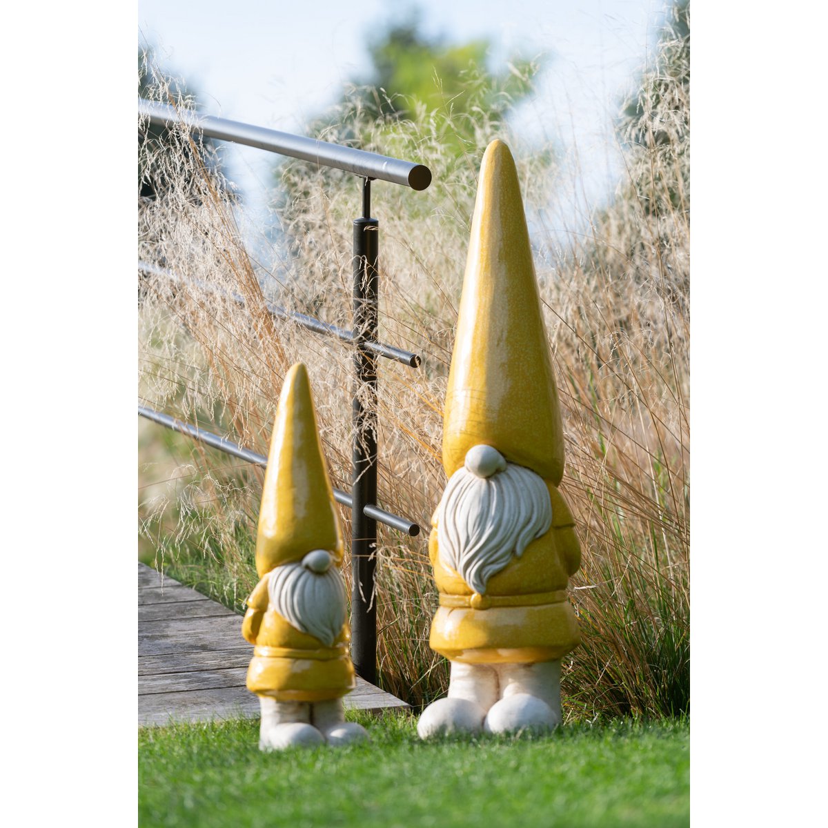 J-Line Gnome Outdoor Mgo Yellow Large