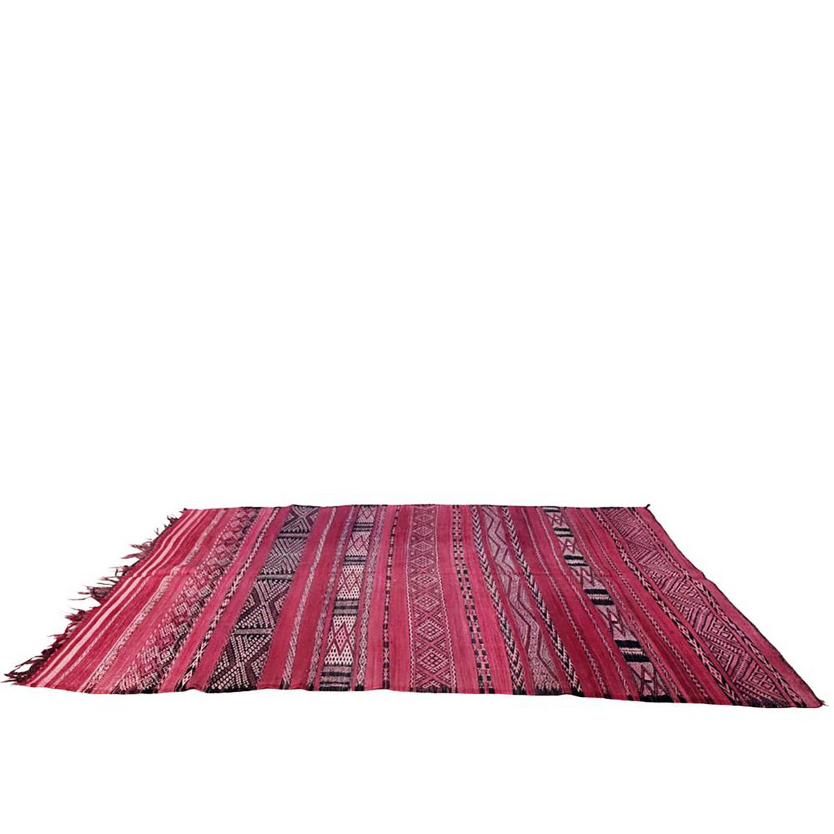 Marokkaner Berber Kilim reiner Wolle 150 x 282 cm Teppich