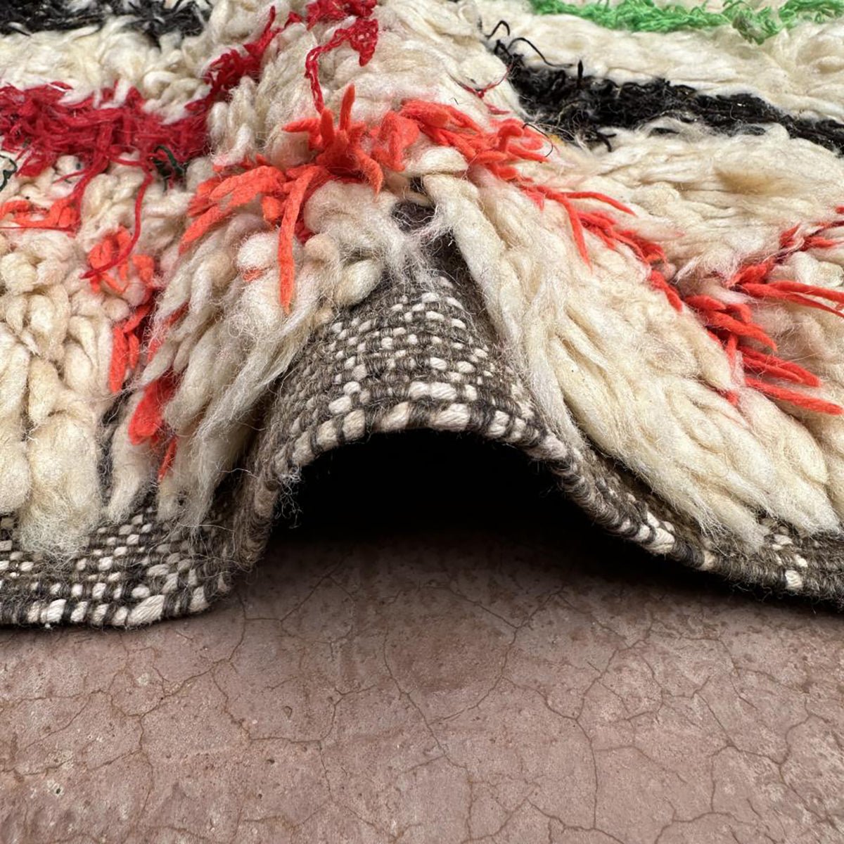 Marokkaner Berber Teppich reines Woll 80 x 150 cm