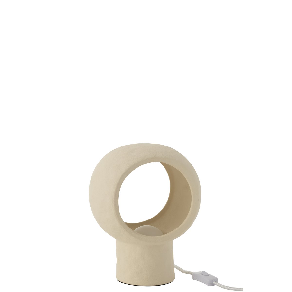 Tischlampe Lumo Circle Beige