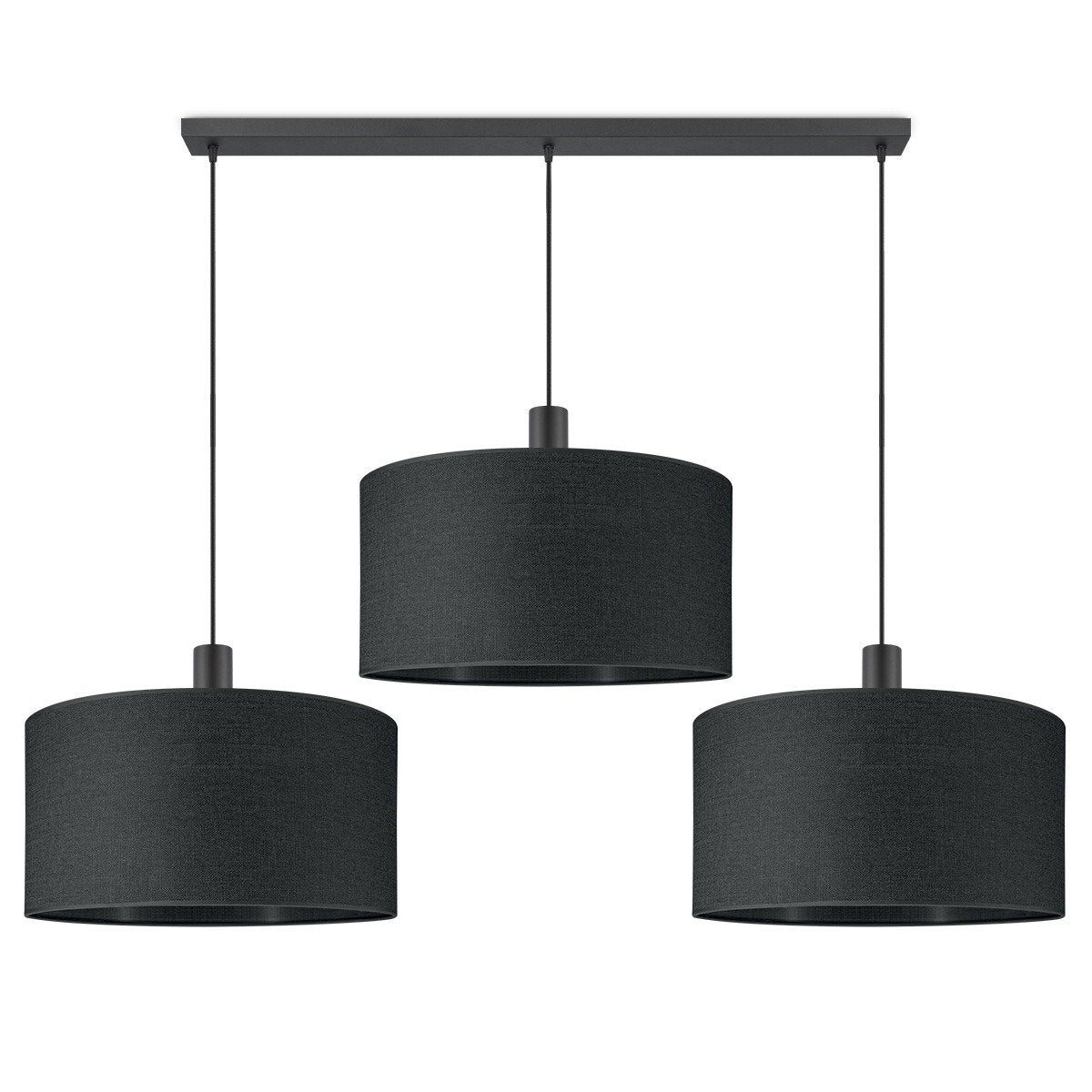 Zuhause süße Haushaltslampe Leinwand - XXL Strahl 3L - Schwarz - 50 cm