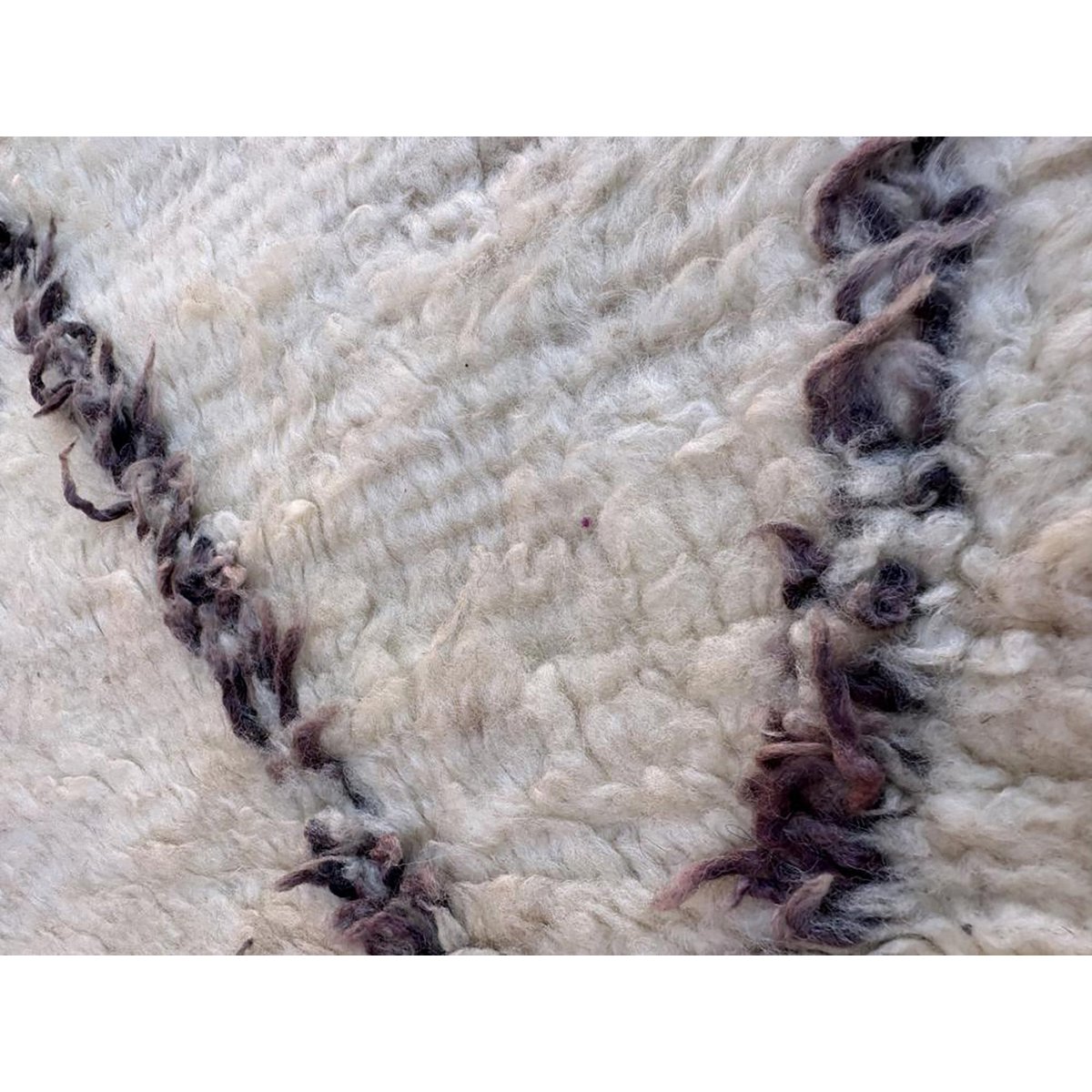 Marokkaans Berber tapijt van zuivere wol 147 x 164 cm