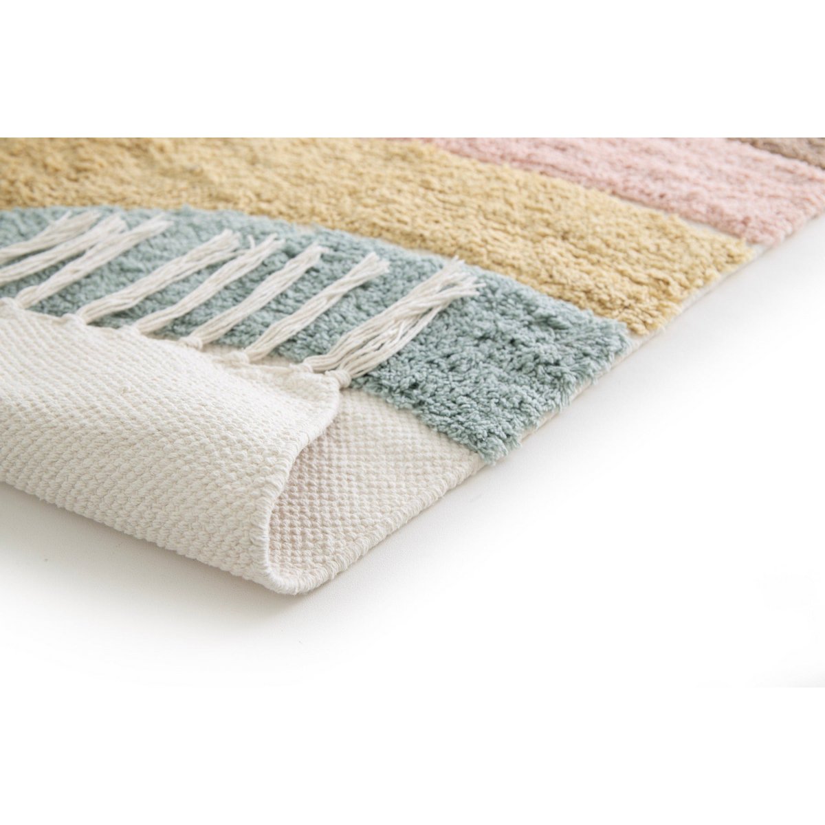 RAINBOW Kinderteppich aus Baumwolle