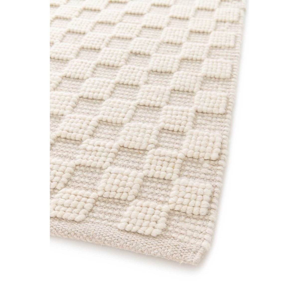 Wollteppich und Baumwolle mit weichen handgefertigten Fliesen Gabin