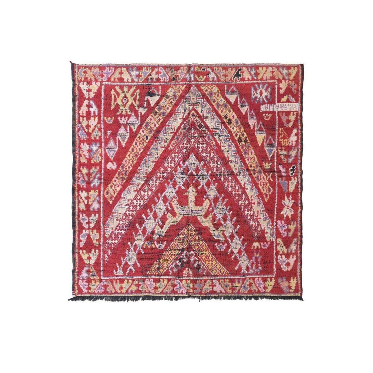 Marokkaner Berber Teppich in Vintage Wolle 175 x 180 cm