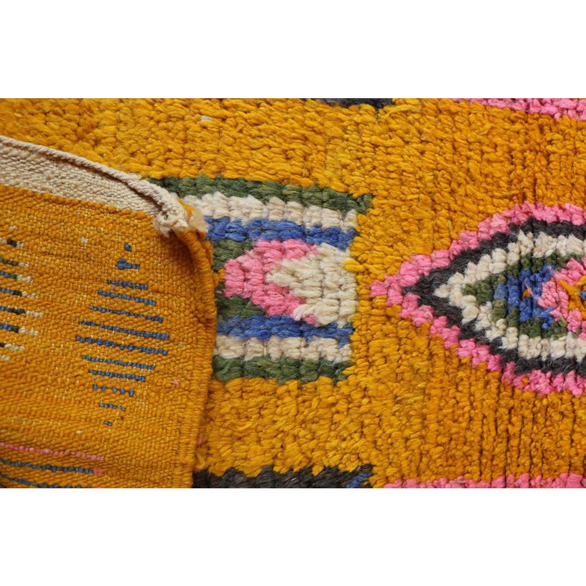 Marokkaanse wollen Berber gangkleed 72 x 391 cm - op maat gemaakt matje