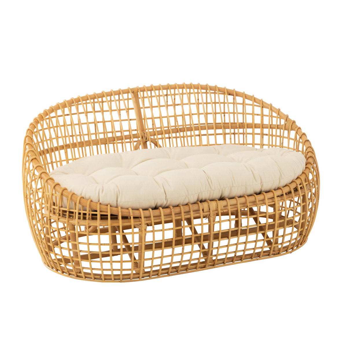 Rattan Loungesessel Laguna Dream Braun J-Line Design