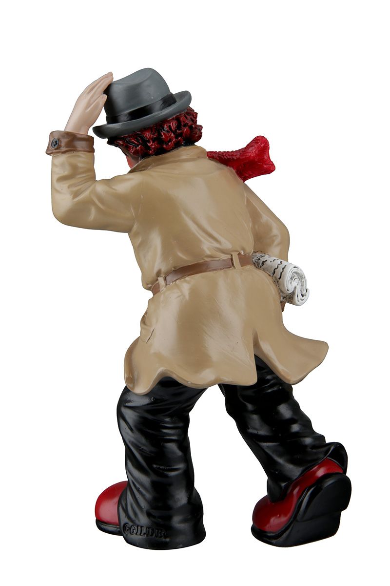 Clownfigur Stürmische Zeiten aus Kunstharz - Dekoration mit Charme