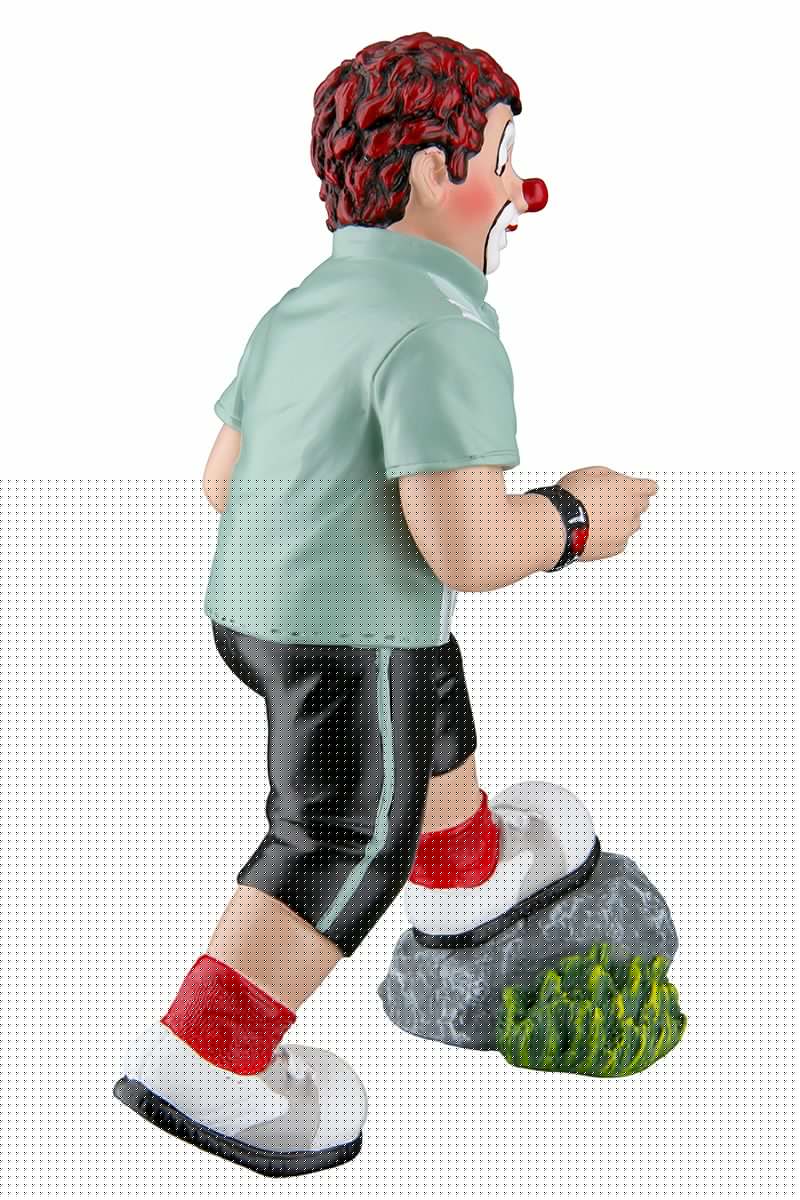 Clownfigur Bleib Fit Kunstharz Handbemalt 14,5 cm