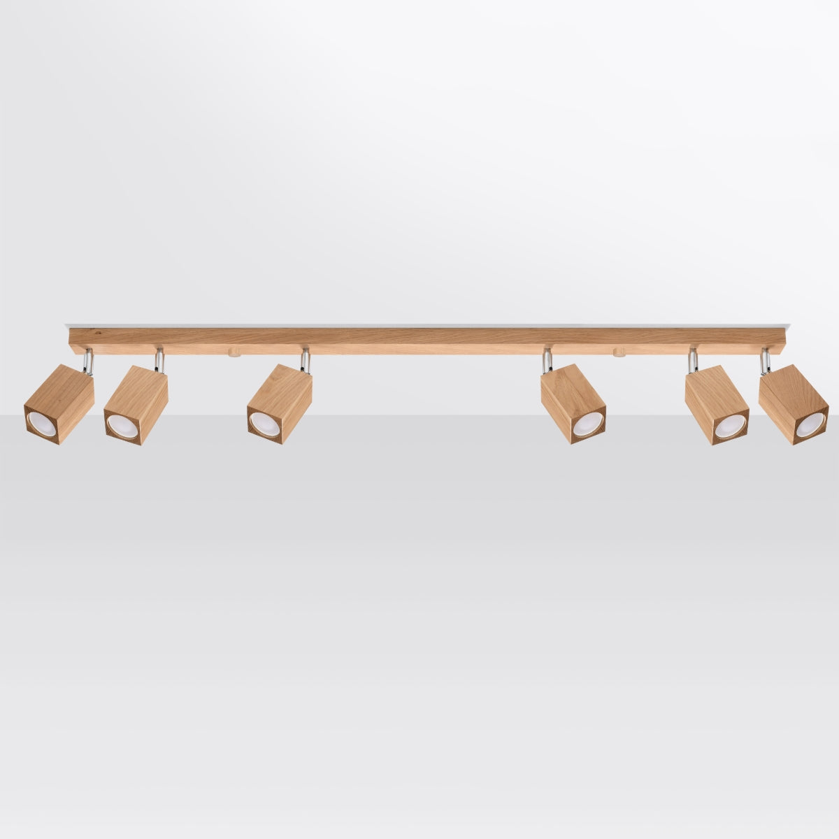Plafondlamp KEKE 6 eiken