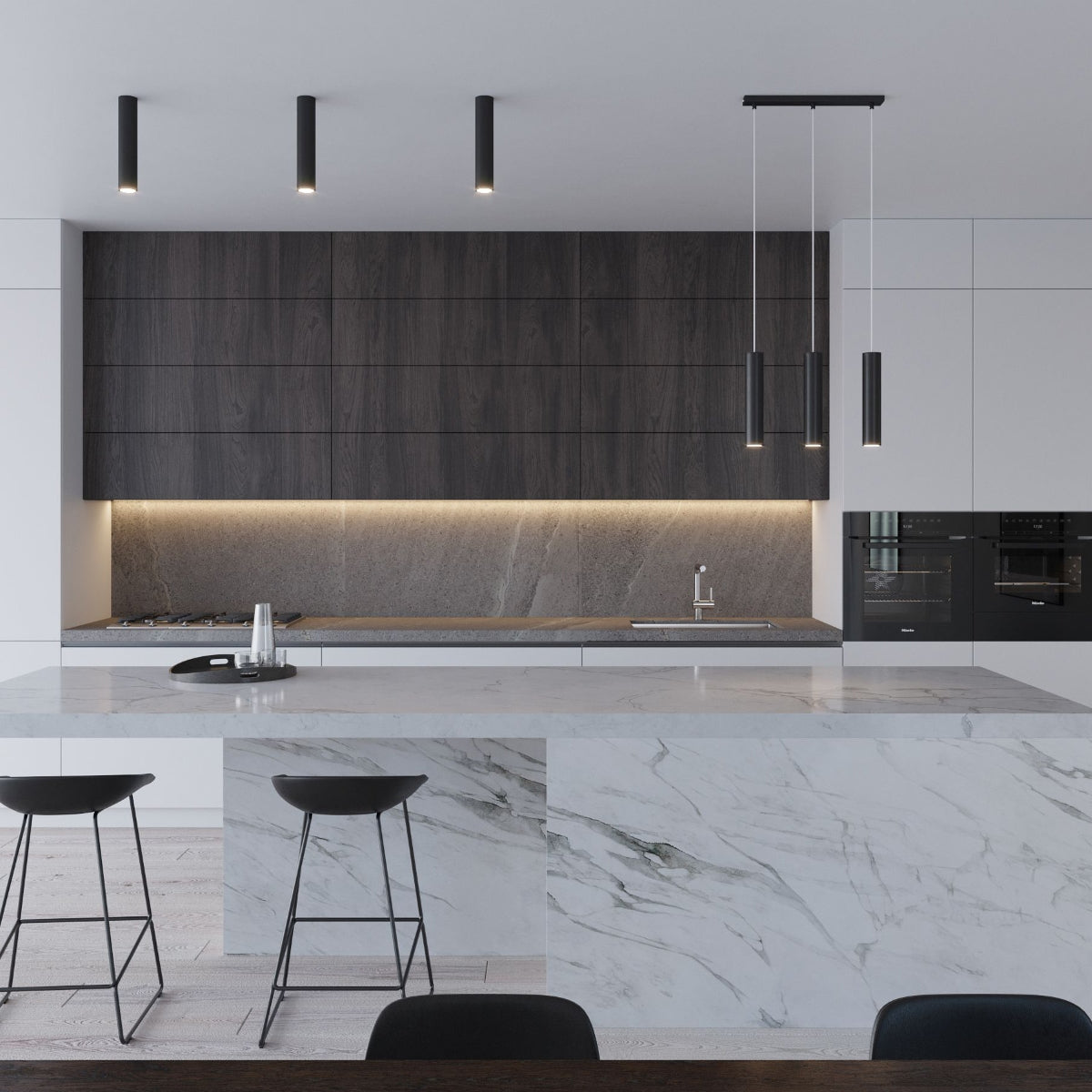 Pendelleuchte LAGOS 3P Schwarz – Elegante Hängeleuchte für stilvolle Innenräume