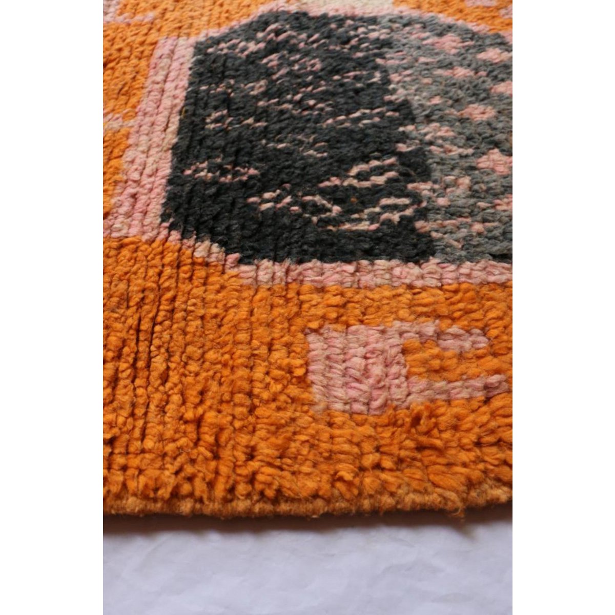 Marokkaanse Berber gangkleed van zuiver wol 77 x 375 cm