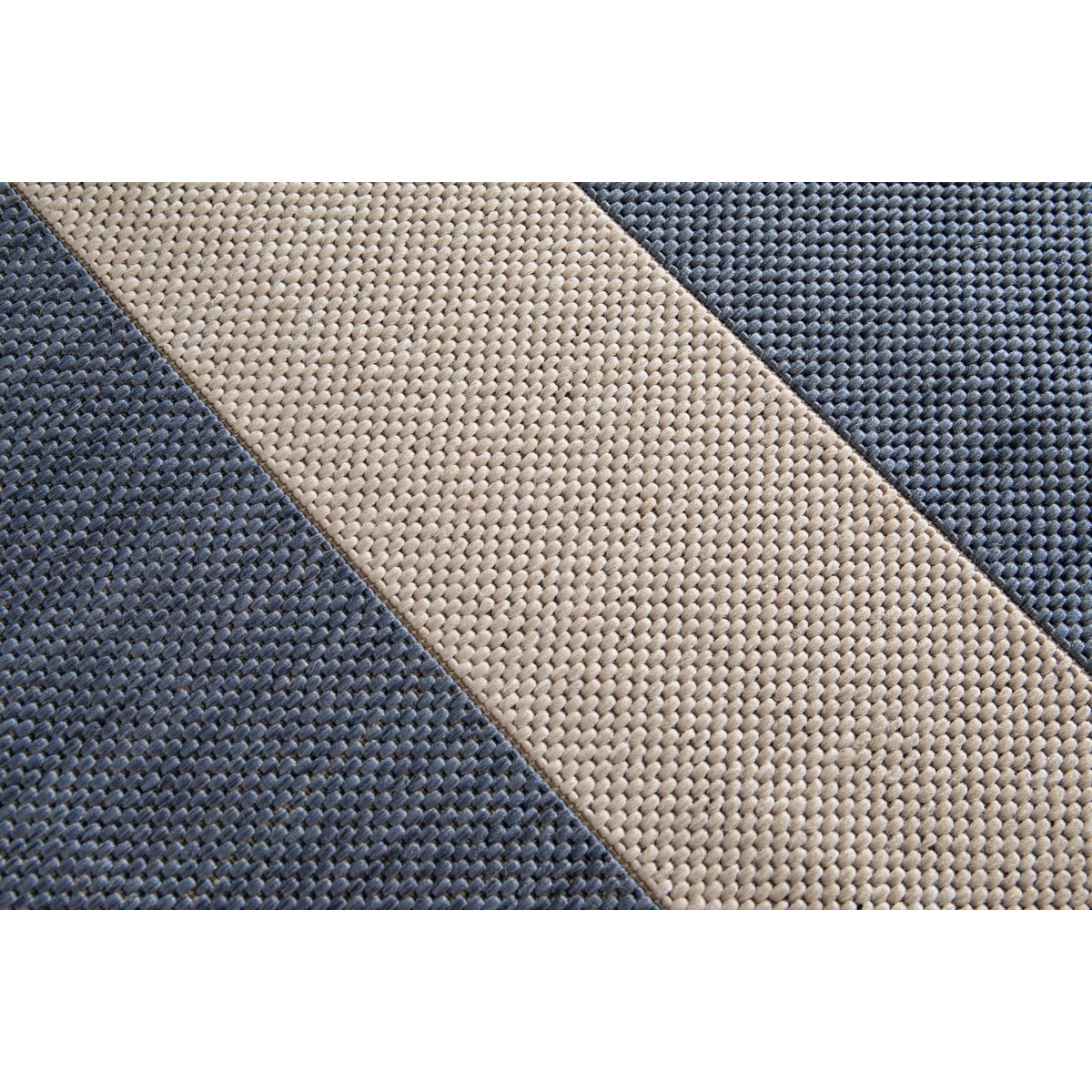 Flache gewebte Matten zeitgenössisches Design Outdoor -Innenraum Mykonos