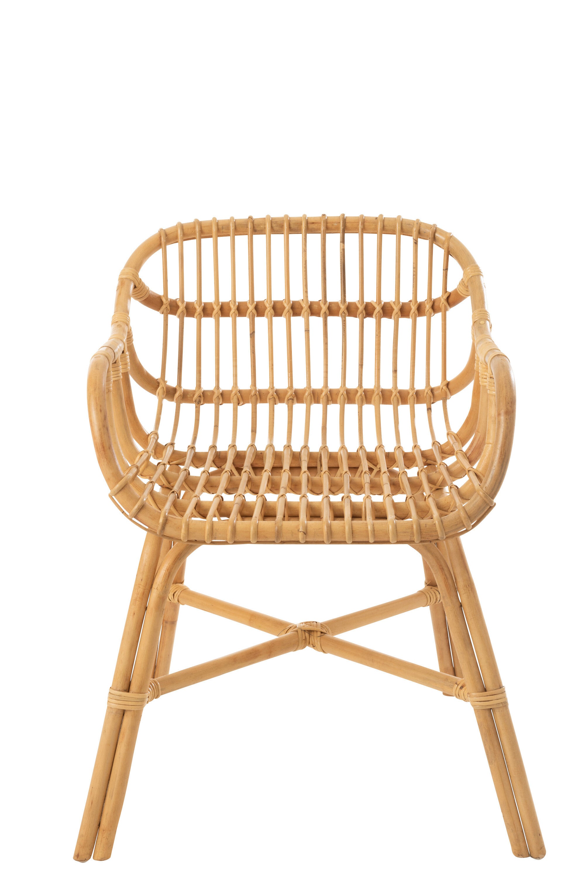Stuhlset Ana Rattan Naturell 2er Set – Zeitloses Design aus Naturmaterial