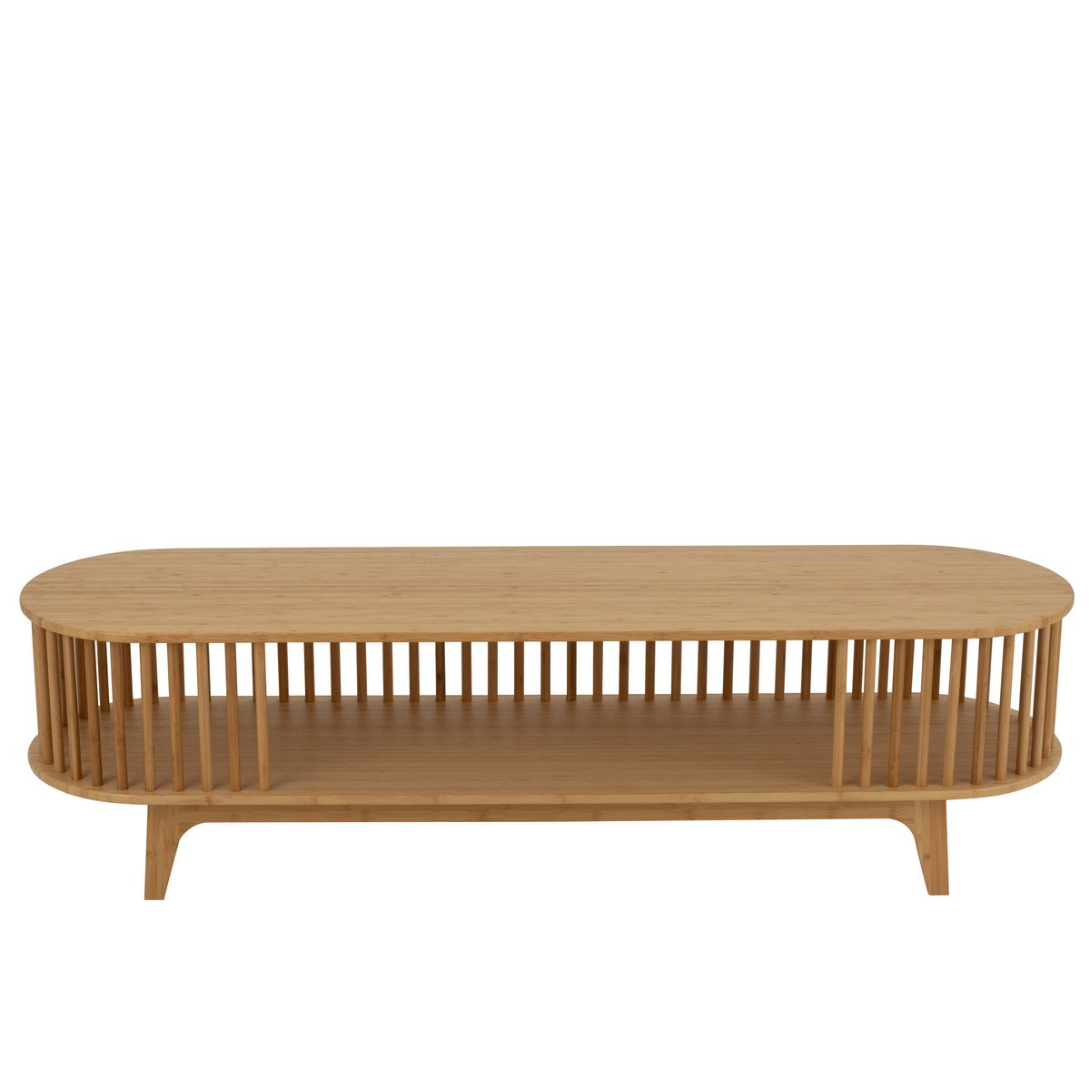 J -Line TV Cabinet Live - Bamboo - Naturel