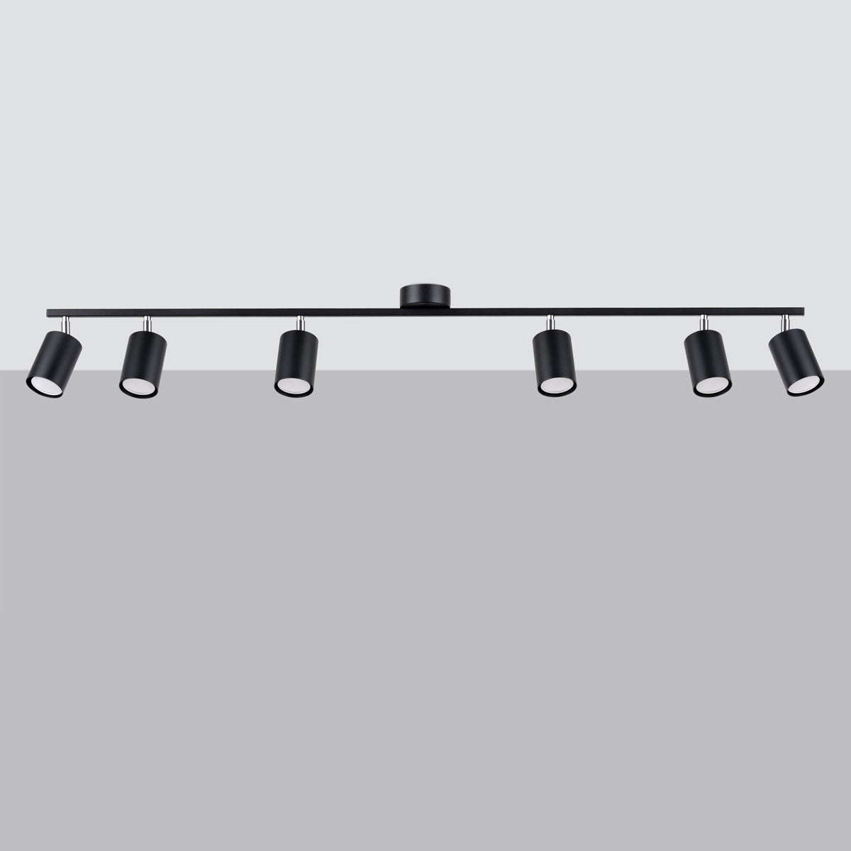 Plafondlamp LEMMI 6L zwart