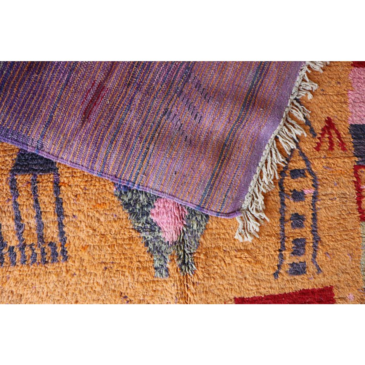 Marokkaner Berber Teppich reine Wolle 151 x 248 cm